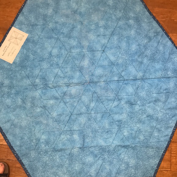 Quilted Pieced table topper - Picture 2 of 5